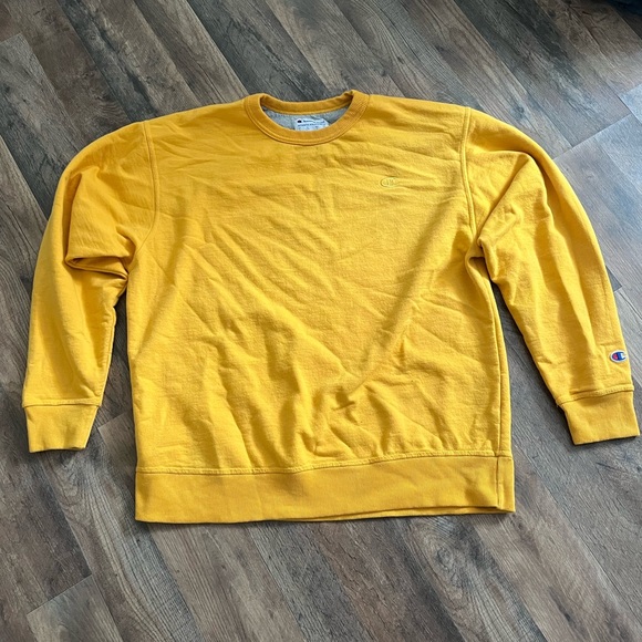 Champion Other - Champion Men's Vibrant Yellow Crewneck Sweater
